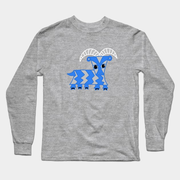 Five Legged Goat Long Sleeve T-Shirt by BethSOS